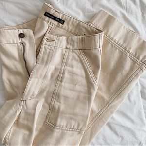 Beige Abercrombie Pants
